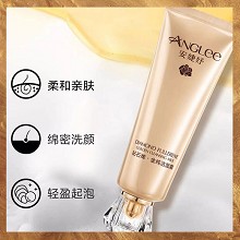 安婕妤 钻石烯金纯洁面霜120ml 泡沫细腻绵密、深彻清洁毛孔及污垢、柔和不刺激、改善肌肤光泽