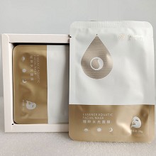 沥美川 精粹水光面膜25ml*8片 天然冰丝膜布、柔软服帖、滋养焕新、饱满弹性、水润细滑、改善干燥粗糙、舒缓修护、安抚脆弱敏肌