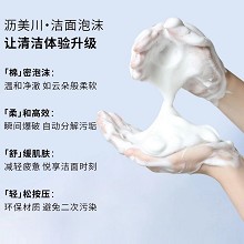 沥美川 洁面泡沫100ml 绵密泡沫、温和净澈、深入清洁毛孔及污垢、净透水润、温和不刺激